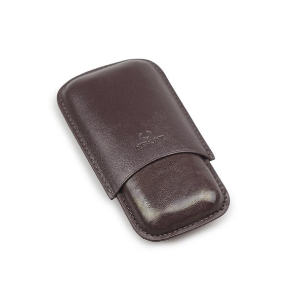 Porta 2 Charutos em Couro Nerone Sublime - Marrom