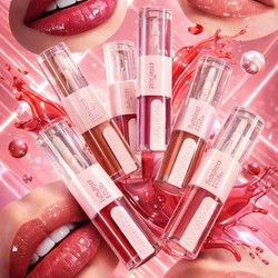 Batom e gloss Duo Double Layer Ruby Rose - COR DL120