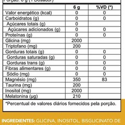 MAGNESIO INOSITOL - COM GLICINA, MELATONINA E TRIPTOFANO - 300G - CHEF WHEY