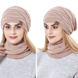 Gorro e Protetor de Pescoço Lã Feminino WinterWonder