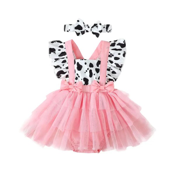 Vestido Tule Vaquinha