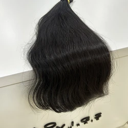 Cabelo Brasileiro Castanho 50 cm Liso (Leves Ondulações) - 100gr