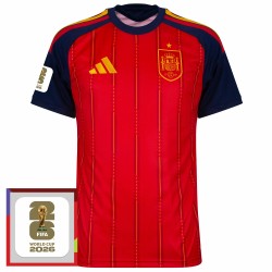 Camisa Seleção Espanha Home 2026/27 Patch Copa do Mundo 2026