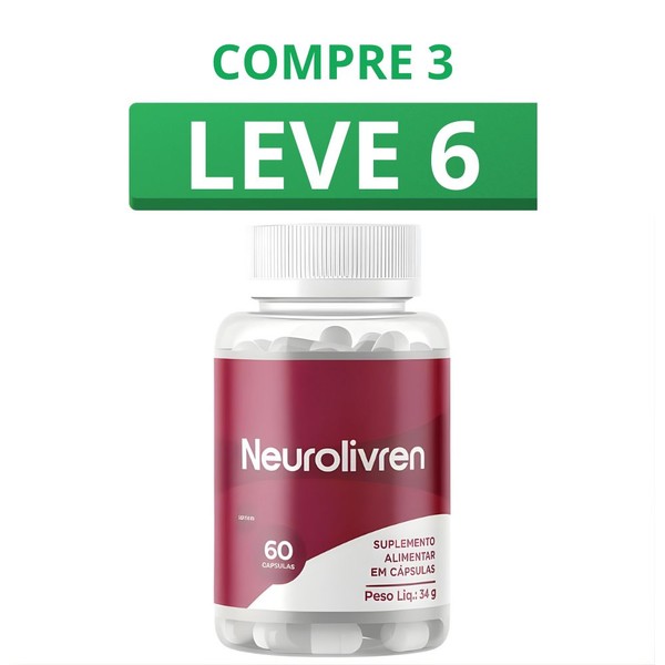 Neurolivren 60 Cápsulas + Frete Grátis
