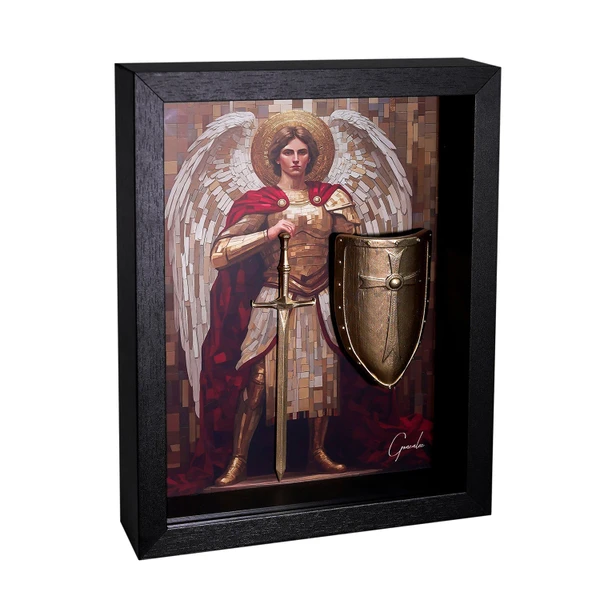 São Miguel Arcanjo Protetor 33x26