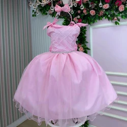 Vestido Luxo - Rosa Bebê