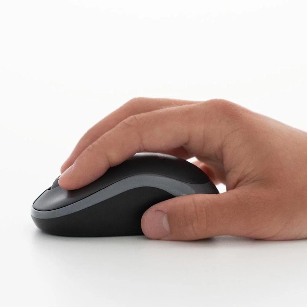 Mouse Sem Fio Logitech M185 Cinza