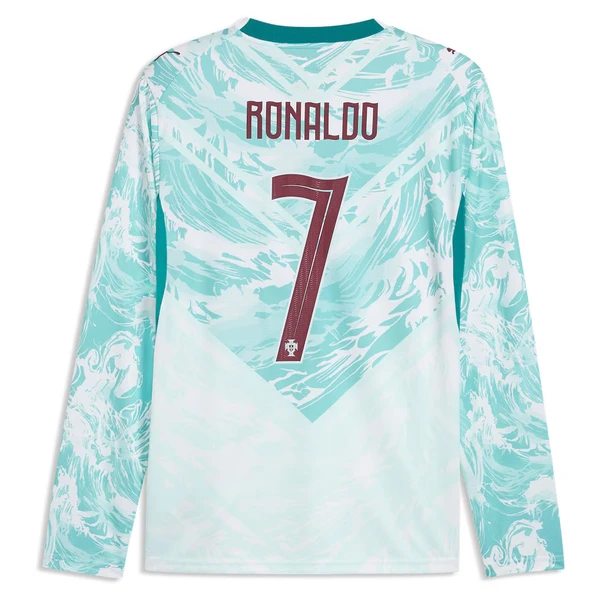 Camisa Seleção Portugal Away 2026/27 Ronaldo 7 - Manga longa