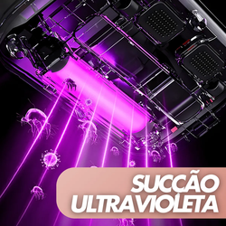 Aspirador Sem Fio Uv Portátil Anti-Ácaro