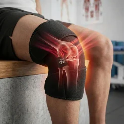 Joelheira Elétrica com Aquecimento USB Ajustável para Conforto Diário