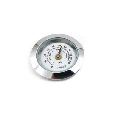Higrômetro Analógico Meglio (27mm) - Prata