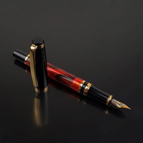 Caneta Tinteiro Luoshi Carl - Preta 827