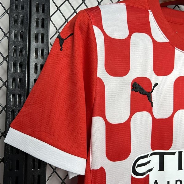 Camisa Girona I 24/25  Puma - Vermlha e Branco