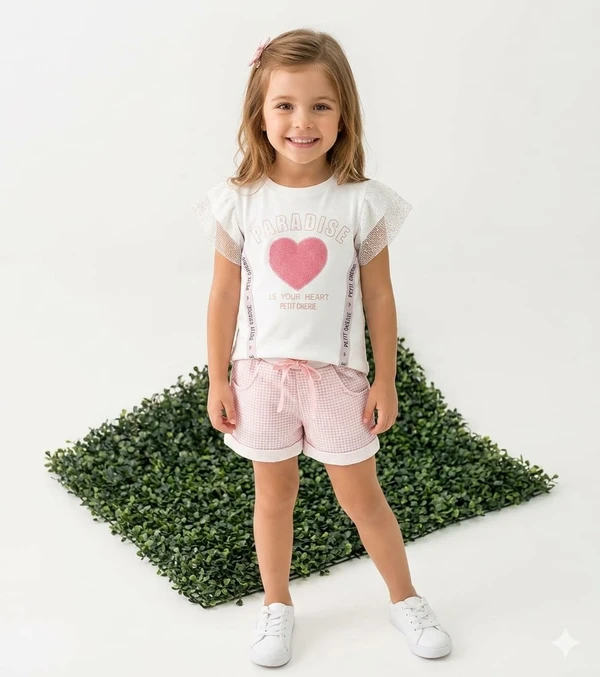 CONJUNTO INFANTIL VERAO ROMANTIC PETIT CHERIE - 17148