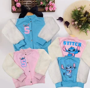 Casaco Colegial Teddy - Stitch 