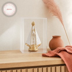 Cúpula Com Imagem Nossa Senhora Aparecida 18,5cm