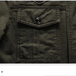 Jaqueta Militar Masculina Plus Size M-6XL - Algodão e Poliéster