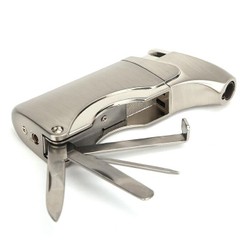 Isqueiro Maçarico Honest 241 - Prata Mod.2 (1 Chama)
