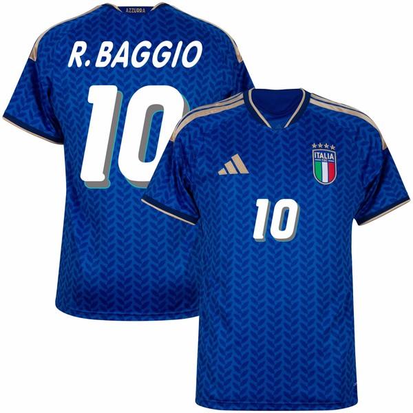 Camisa Seleção Itália Home 2026/27 R.Baggio 10 (Personalização Retro)