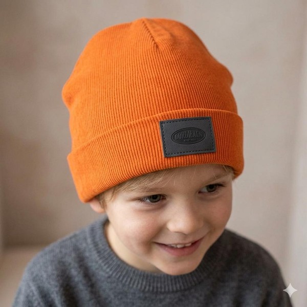 1231098 GORRO EM RIBANA AVELA ONDA MARINHA LARANJA
