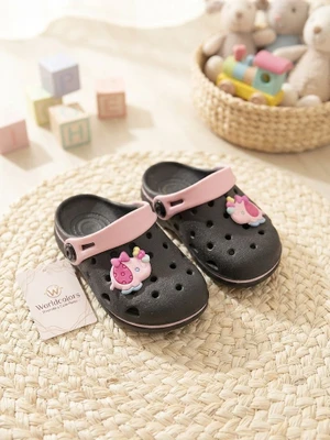 BABUCHE BABUCHE POP MINI - PRETO/ROSA 124045 (MANCHADO)