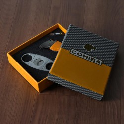 Kit Cohiba - Cortador Metal e Isqueiro (1 chama)