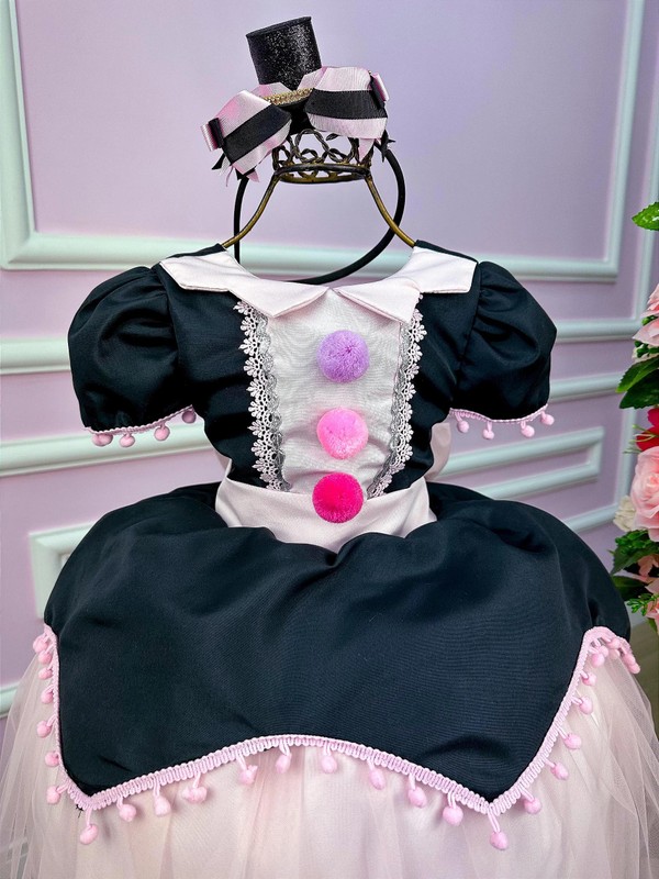 Vestido Fantasia Luxo - Mundo Bita Preto