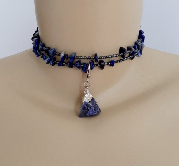 CHOKER LAZULI