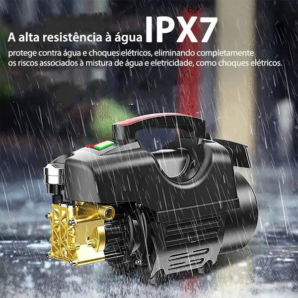 Lavadora de Alta Pressão Soarfly 4800W 245bar — Motor por Indução (127V ou 220V)
