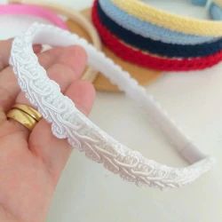 Tiara Renda Bordado Color Luxo