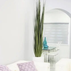 Grande Vaso Dax com Capim-Junco Artificial