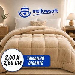  MellowSoft™ Edredom Premium Algodão Turco - Conforto de Hotel 5 Estrelas 