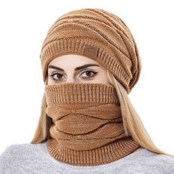 Gorro e Protetor de Pescoço Lã Feminino WinterWonder