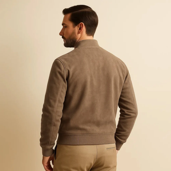 Jaqueta Masculina de Suede Old Money Matezzo
