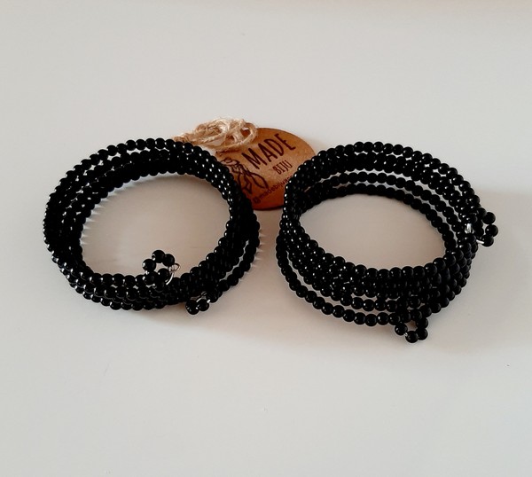 KIT 2 PULSEIRAS PRETINHO BÁSICO 