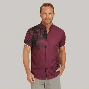 Camisa Vinser Wine Sakura