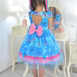 Vestido Stitch Festa Junina São Joao Quadrilha Luxuoso