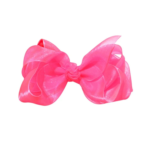 Laço de Cabelo - Rosa Claro Glam