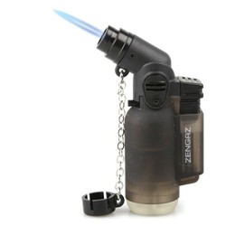 Isqueiro Maçarico Angle Jet Zengaz - Preto (1 Chama)