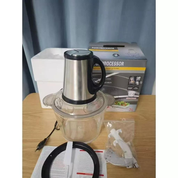 Picador De Alimentos Moedor De Carne Mixer Elétrica Processador Cozinha Casa Alho - 110v-220v