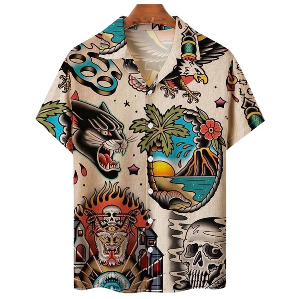 Camisa Vinser Ink Paradise