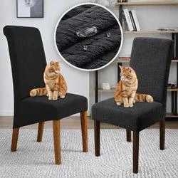 Kit Capas de Cadeira - (Semi-impermeável) - Tecido Jacquard