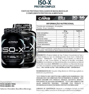 ISO X - PROTEIN COMPLEX - POTE - 2KG - X PRO NUTRITION