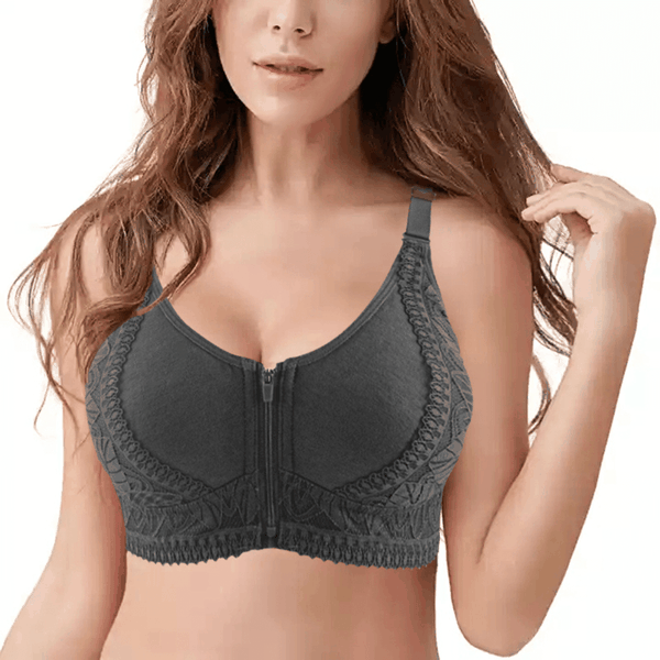 Kit 2 Sutiã de Renda e Algodão Plus Size - Soft Conforto