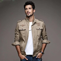 Jaqueta Militar Masculina Plus Size M-6XL - Algodão e Poliéster