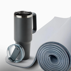 Copo Térmico Grande 1200 Ml Canudo Parede Dupla - LILÁS