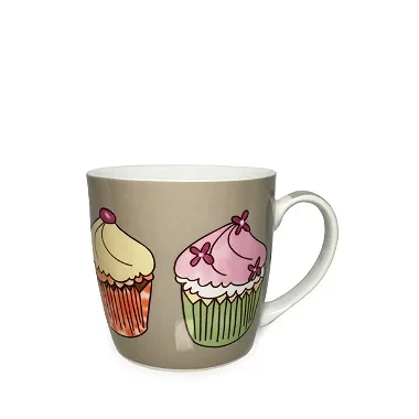 Caneca em Cerâmica Doces (350ml) - Cinza