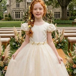 Vestido Luxo Longo Com Aplicações - Off White 