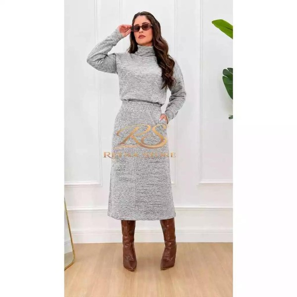 Conjunto feminino de inverno 