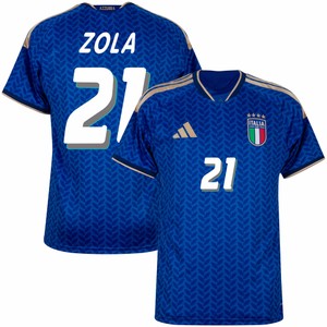 Camisa Seleção Itália Home 2026/27 Zola 21 (Personalização Retro)